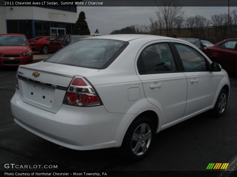 Summit White / Charcoal 2011 Chevrolet Aveo LT Sedan