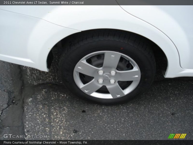 Summit White / Charcoal 2011 Chevrolet Aveo LT Sedan