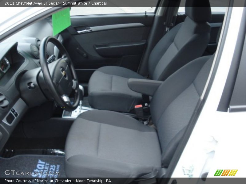 Summit White / Charcoal 2011 Chevrolet Aveo LT Sedan