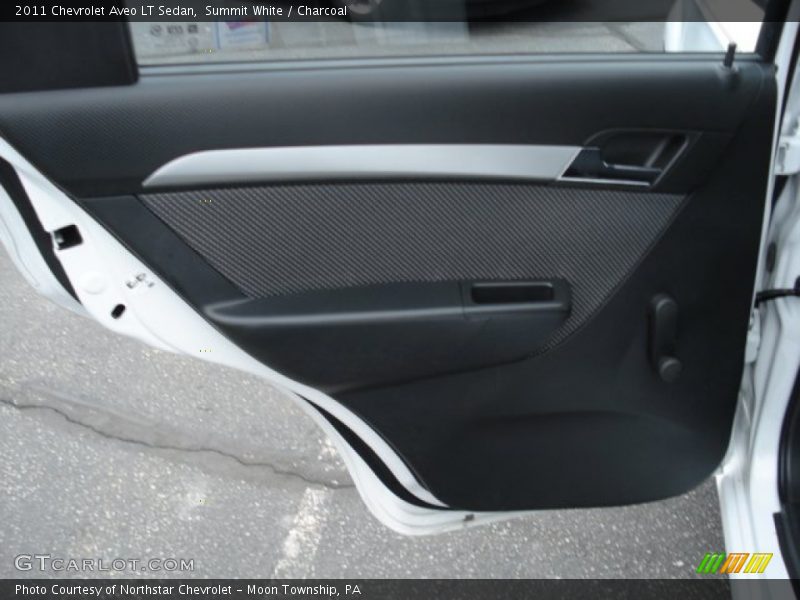 Summit White / Charcoal 2011 Chevrolet Aveo LT Sedan