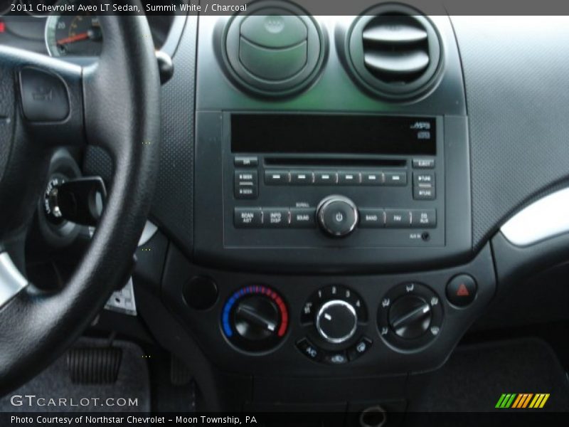 Summit White / Charcoal 2011 Chevrolet Aveo LT Sedan