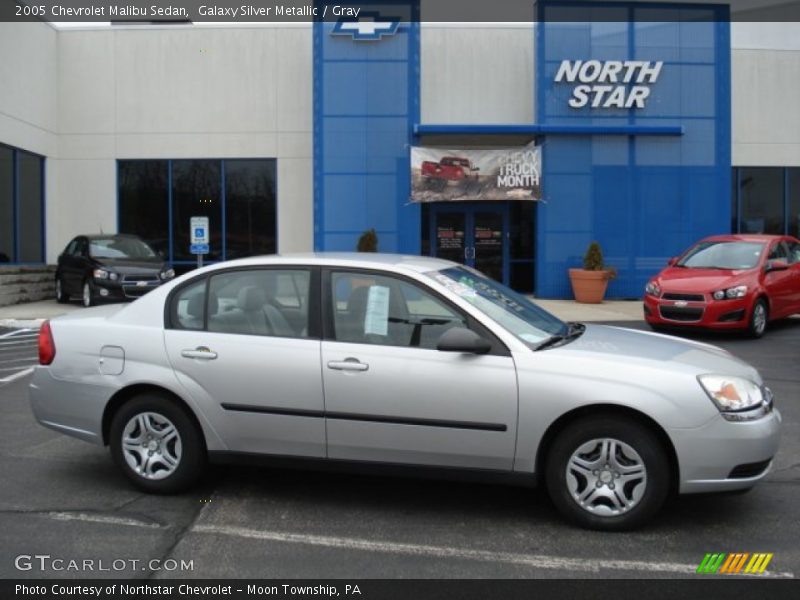 Galaxy Silver Metallic / Gray 2005 Chevrolet Malibu Sedan