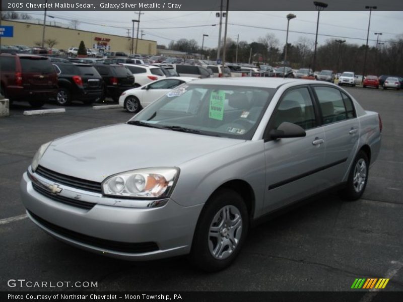 Galaxy Silver Metallic / Gray 2005 Chevrolet Malibu Sedan