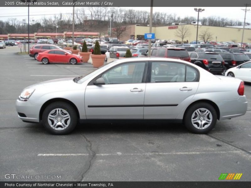 Galaxy Silver Metallic / Gray 2005 Chevrolet Malibu Sedan