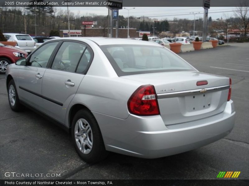 Galaxy Silver Metallic / Gray 2005 Chevrolet Malibu Sedan