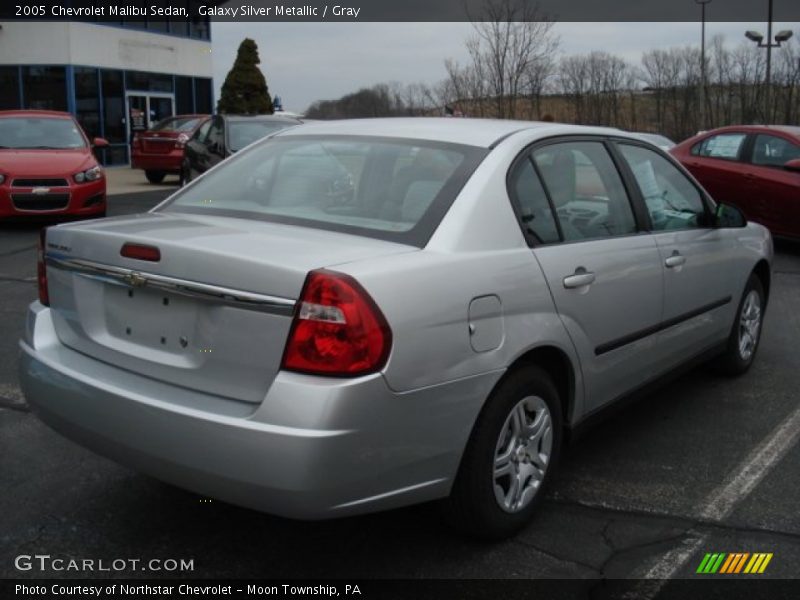 Galaxy Silver Metallic / Gray 2005 Chevrolet Malibu Sedan