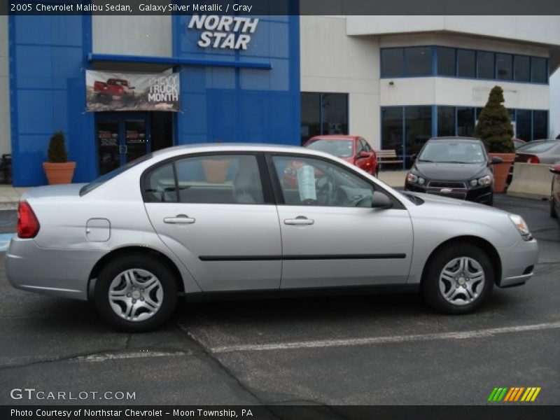 Galaxy Silver Metallic / Gray 2005 Chevrolet Malibu Sedan