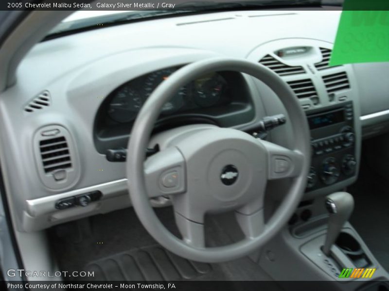 Galaxy Silver Metallic / Gray 2005 Chevrolet Malibu Sedan