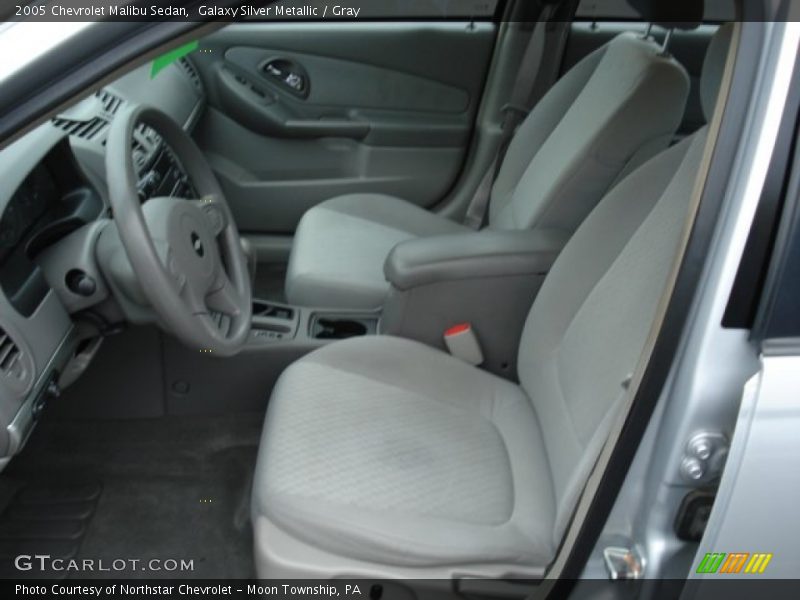 Galaxy Silver Metallic / Gray 2005 Chevrolet Malibu Sedan