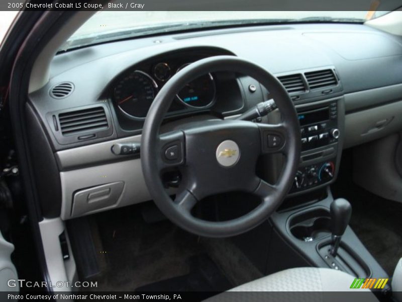 Black / Gray 2005 Chevrolet Cobalt LS Coupe