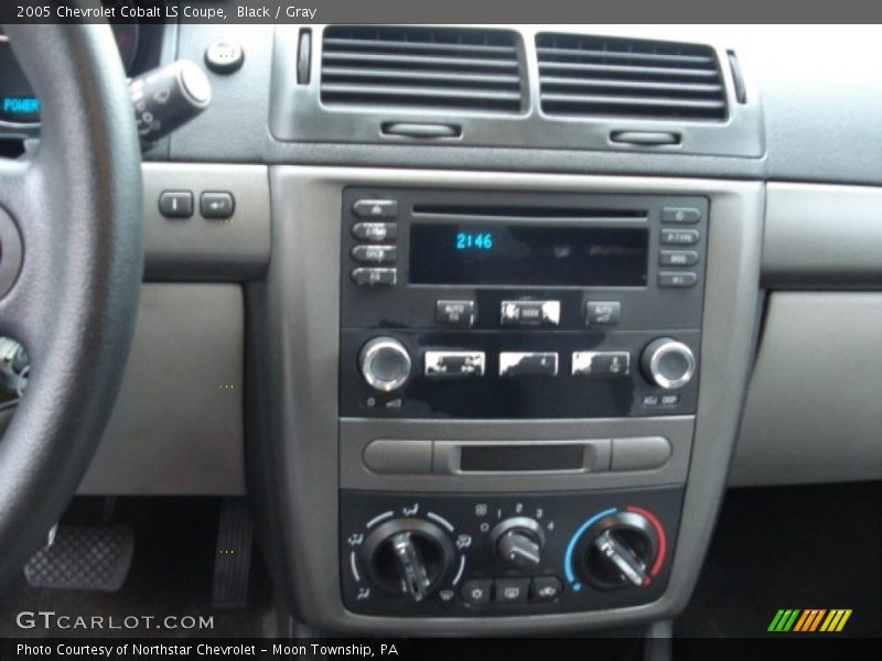 Black / Gray 2005 Chevrolet Cobalt LS Coupe
