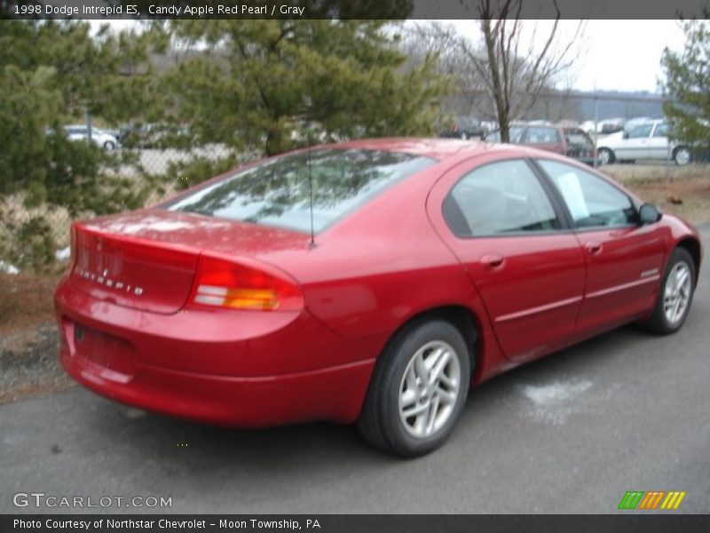 Candy Apple Red Pearl / Gray 1998 Dodge Intrepid ES