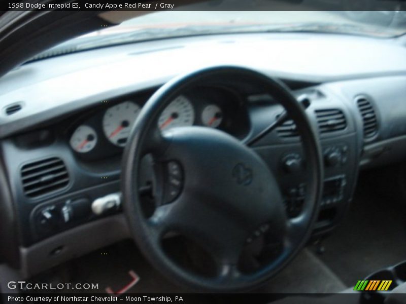 Candy Apple Red Pearl / Gray 1998 Dodge Intrepid ES