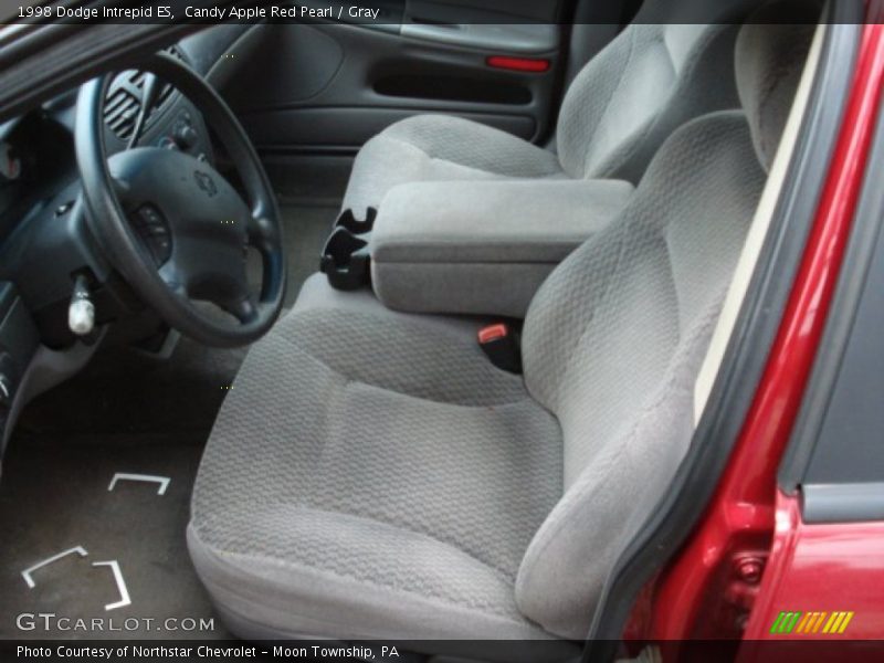 Candy Apple Red Pearl / Gray 1998 Dodge Intrepid ES