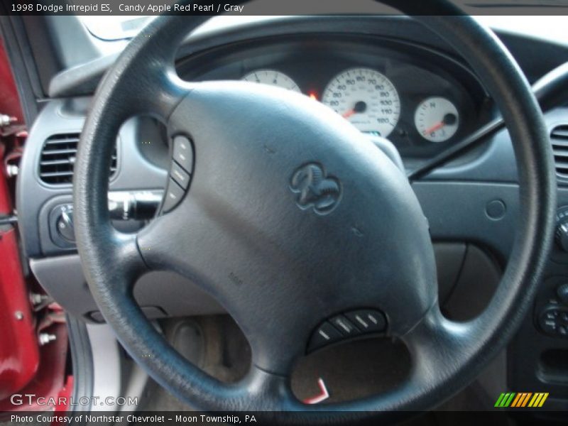 Candy Apple Red Pearl / Gray 1998 Dodge Intrepid ES