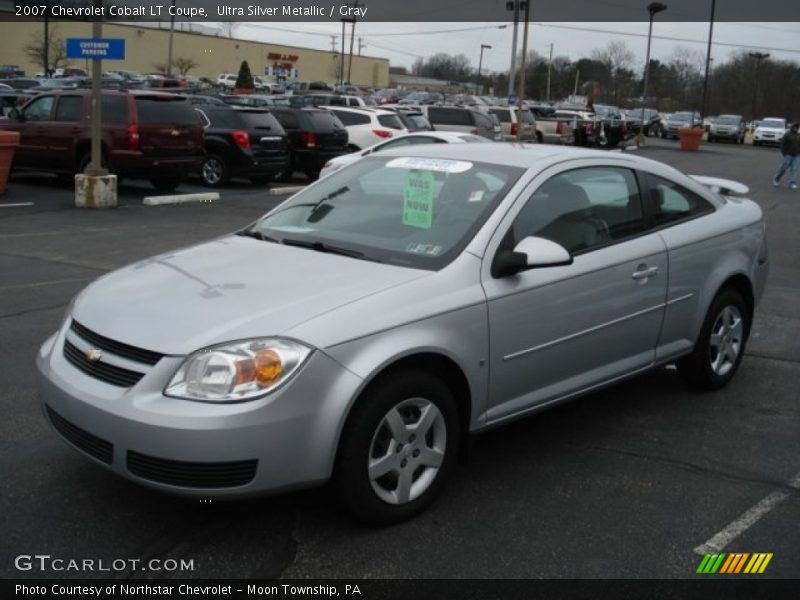 Ultra Silver Metallic / Gray 2007 Chevrolet Cobalt LT Coupe
