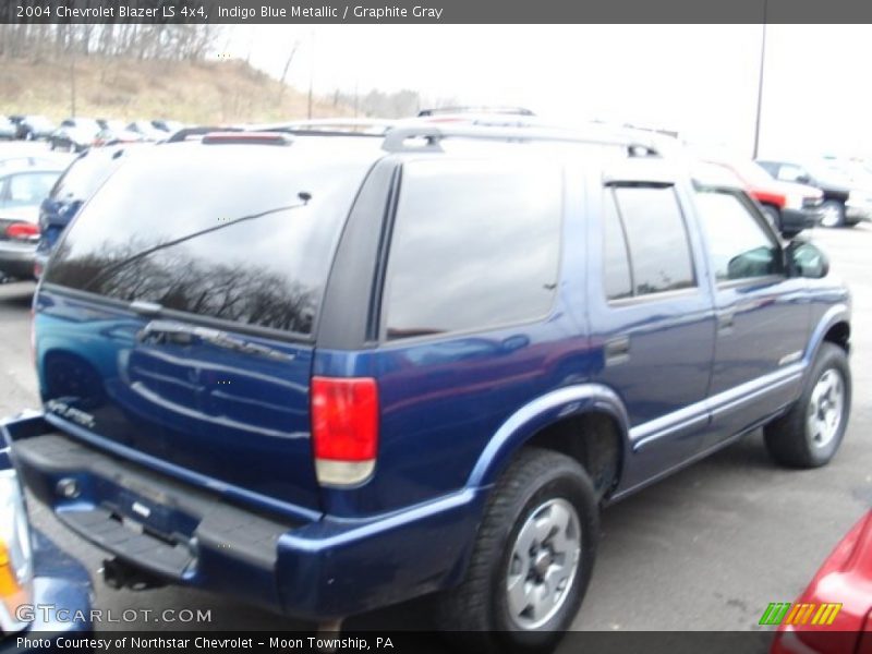 Indigo Blue Metallic / Graphite Gray 2004 Chevrolet Blazer LS 4x4