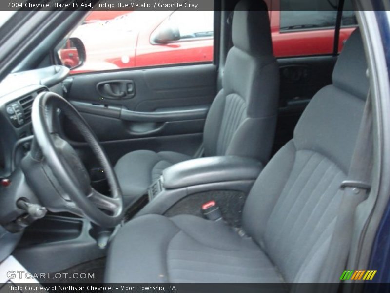 Indigo Blue Metallic / Graphite Gray 2004 Chevrolet Blazer LS 4x4