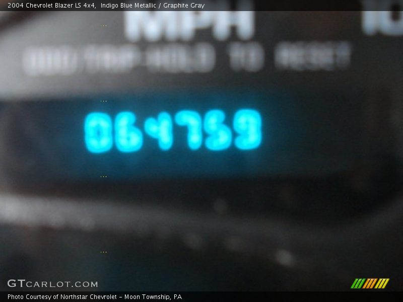 Indigo Blue Metallic / Graphite Gray 2004 Chevrolet Blazer LS 4x4