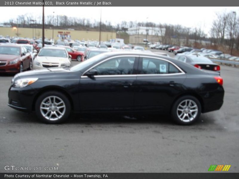 Black Granite Metallic / Jet Black 2013 Chevrolet Malibu ECO