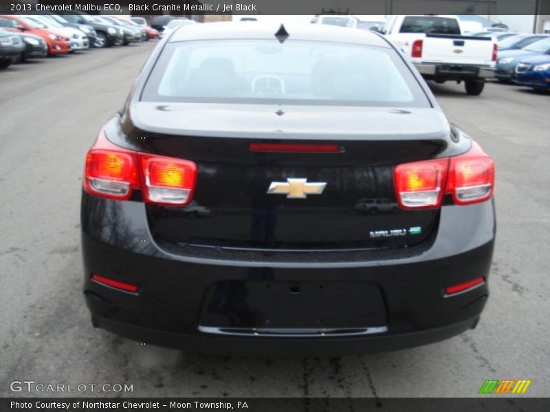 Black Granite Metallic / Jet Black 2013 Chevrolet Malibu ECO