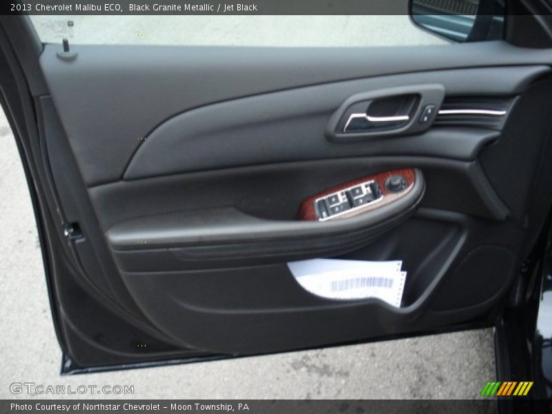 Black Granite Metallic / Jet Black 2013 Chevrolet Malibu ECO