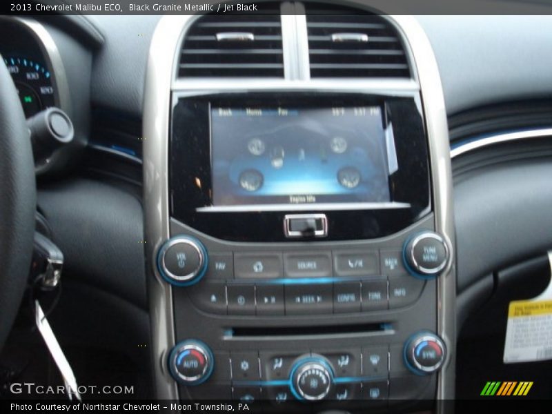 Black Granite Metallic / Jet Black 2013 Chevrolet Malibu ECO