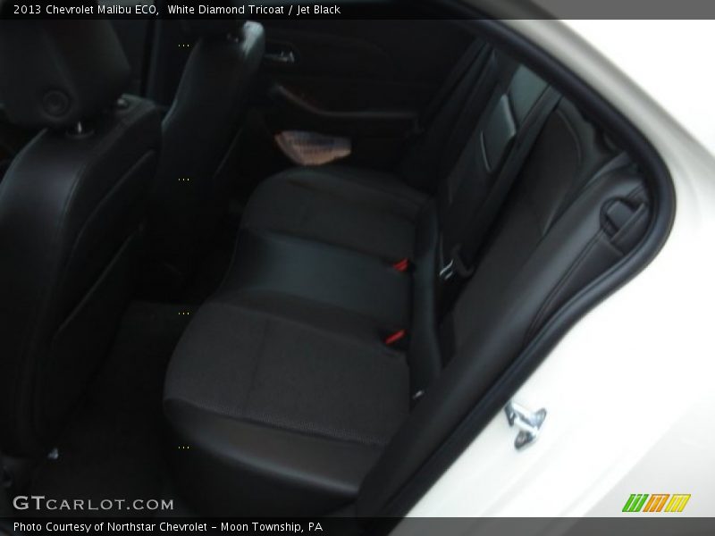 White Diamond Tricoat / Jet Black 2013 Chevrolet Malibu ECO