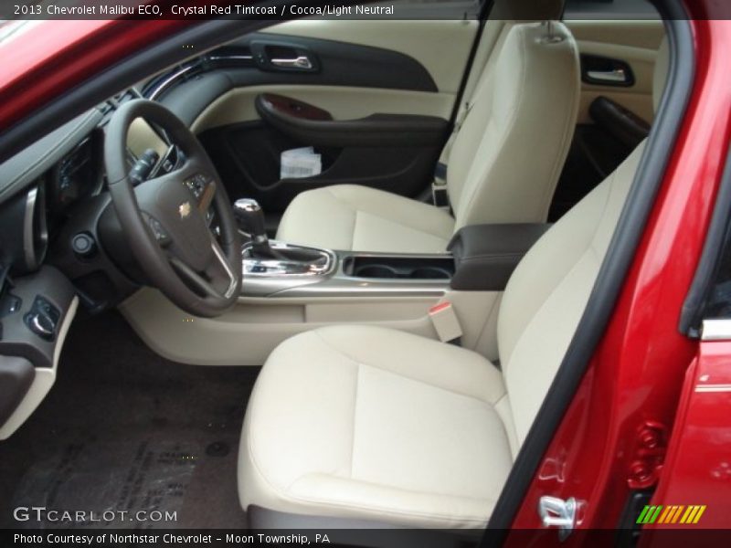 Crystal Red Tintcoat / Cocoa/Light Neutral 2013 Chevrolet Malibu ECO