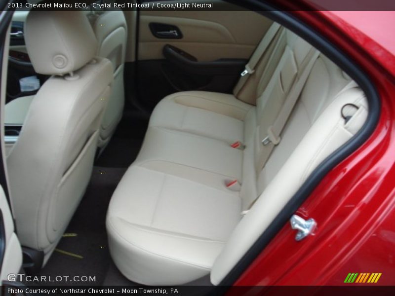 Crystal Red Tintcoat / Cocoa/Light Neutral 2013 Chevrolet Malibu ECO