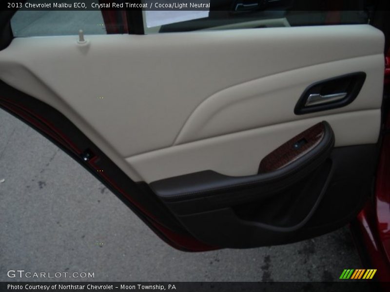 Crystal Red Tintcoat / Cocoa/Light Neutral 2013 Chevrolet Malibu ECO