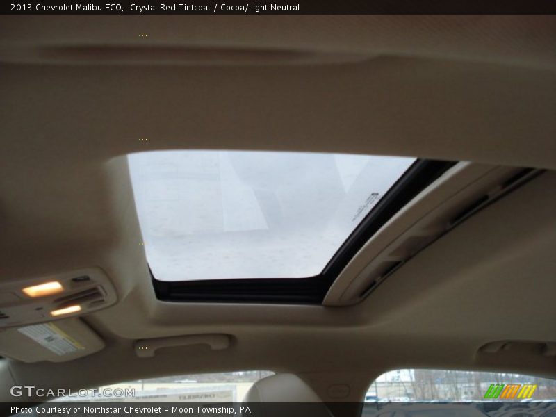Crystal Red Tintcoat / Cocoa/Light Neutral 2013 Chevrolet Malibu ECO