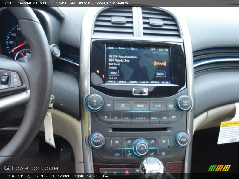 Crystal Red Tintcoat / Cocoa/Light Neutral 2013 Chevrolet Malibu ECO