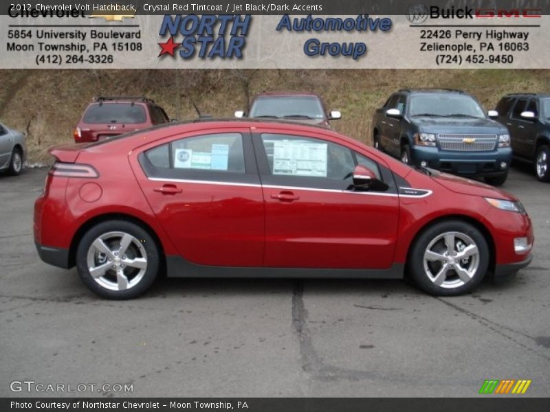 Crystal Red Tintcoat / Jet Black/Dark Accents 2012 Chevrolet Volt Hatchback