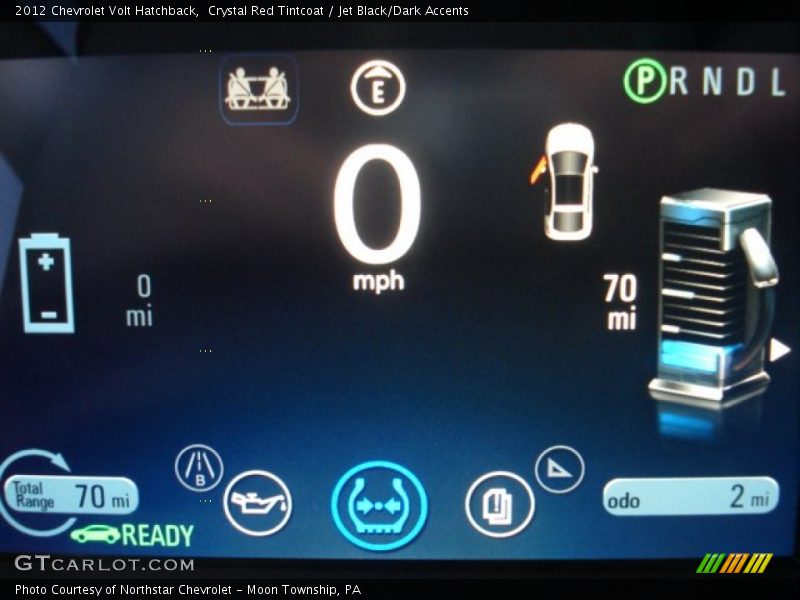 Crystal Red Tintcoat / Jet Black/Dark Accents 2012 Chevrolet Volt Hatchback