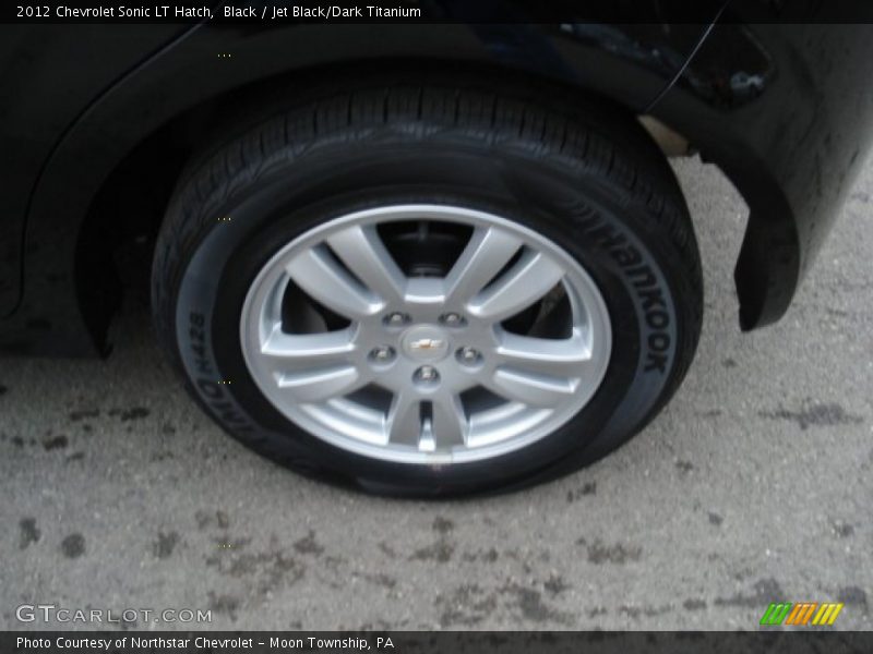 Black / Jet Black/Dark Titanium 2012 Chevrolet Sonic LT Hatch