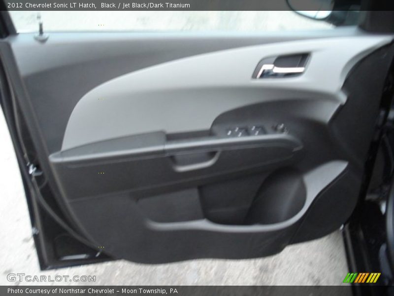 Black / Jet Black/Dark Titanium 2012 Chevrolet Sonic LT Hatch