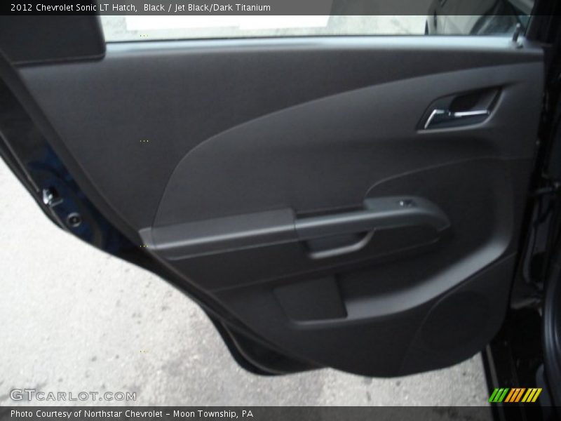 Black / Jet Black/Dark Titanium 2012 Chevrolet Sonic LT Hatch