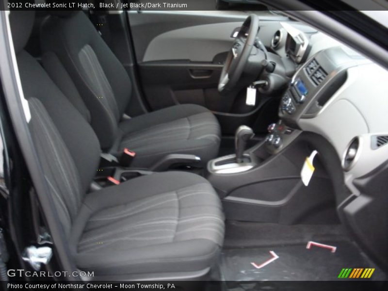 Black / Jet Black/Dark Titanium 2012 Chevrolet Sonic LT Hatch