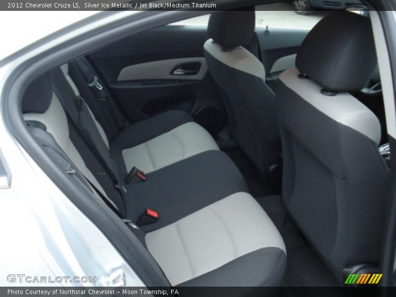 Silver Ice Metallic / Jet Black/Medium Titanium 2012 Chevrolet Cruze LS