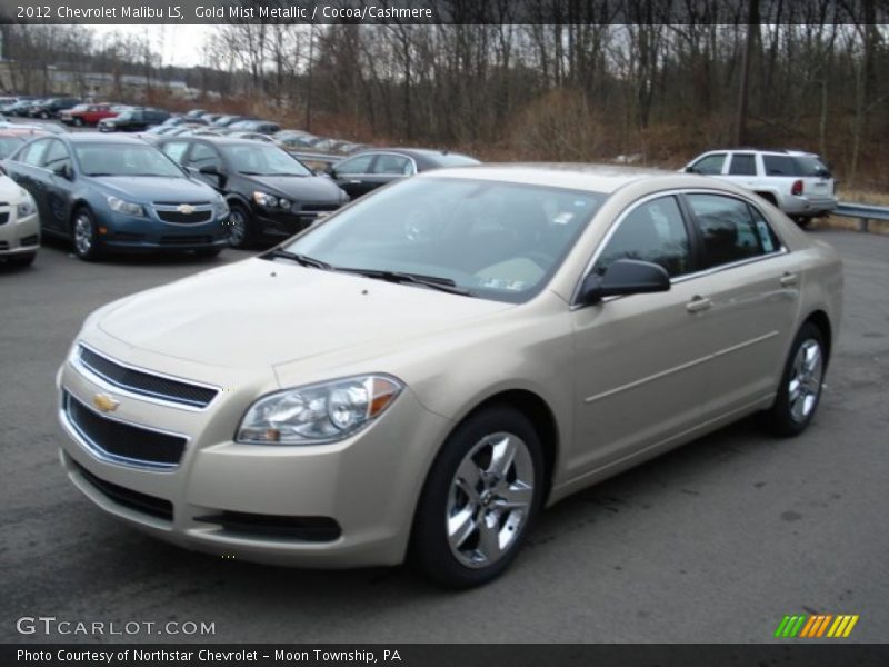 Gold Mist Metallic / Cocoa/Cashmere 2012 Chevrolet Malibu LS
