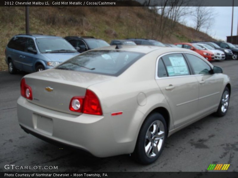 Gold Mist Metallic / Cocoa/Cashmere 2012 Chevrolet Malibu LS