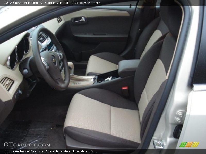 Gold Mist Metallic / Cocoa/Cashmere 2012 Chevrolet Malibu LS