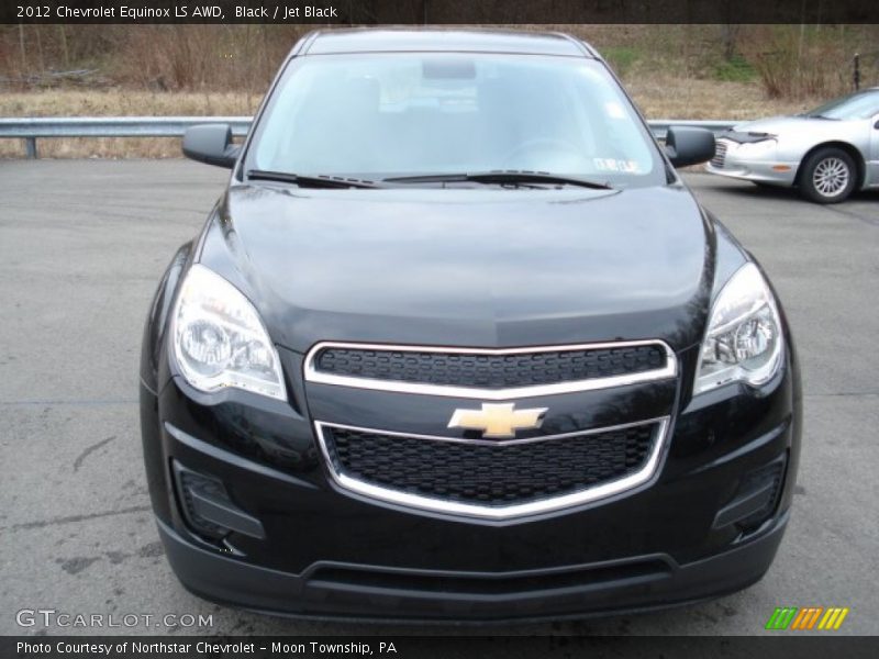 Black / Jet Black 2012 Chevrolet Equinox LS AWD