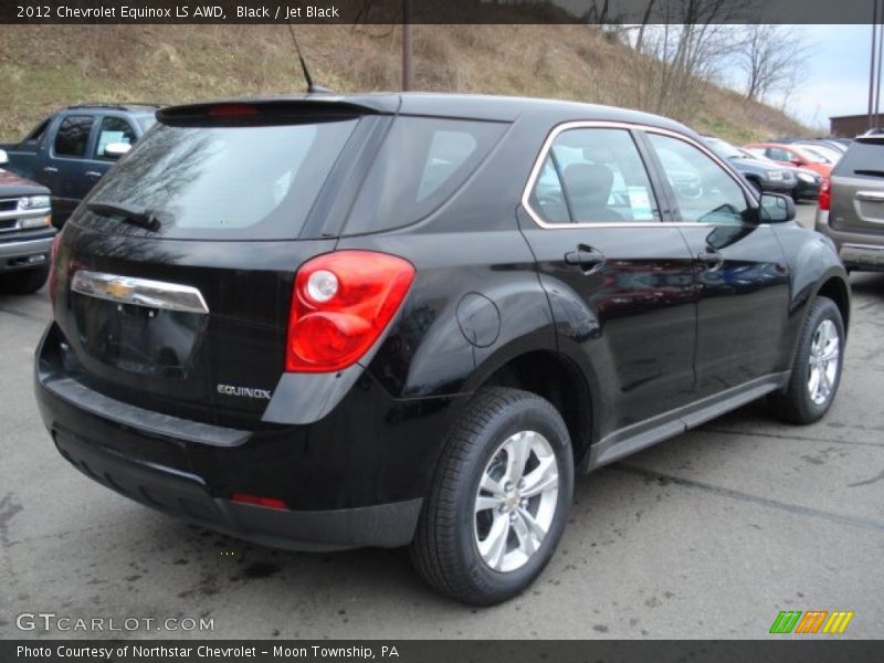 Black / Jet Black 2012 Chevrolet Equinox LS AWD