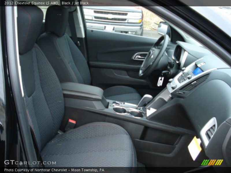 Black / Jet Black 2012 Chevrolet Equinox LS AWD