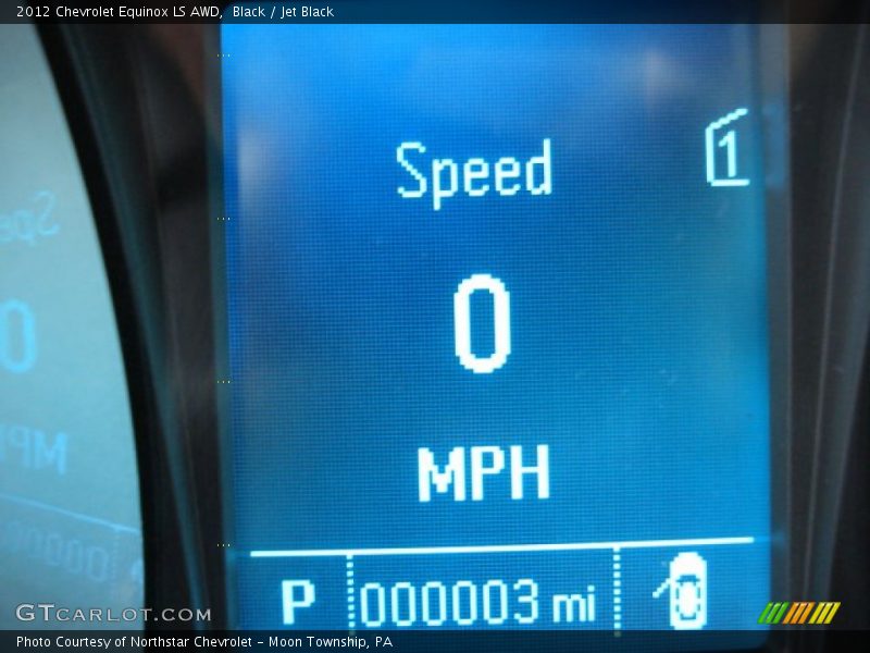 Black / Jet Black 2012 Chevrolet Equinox LS AWD