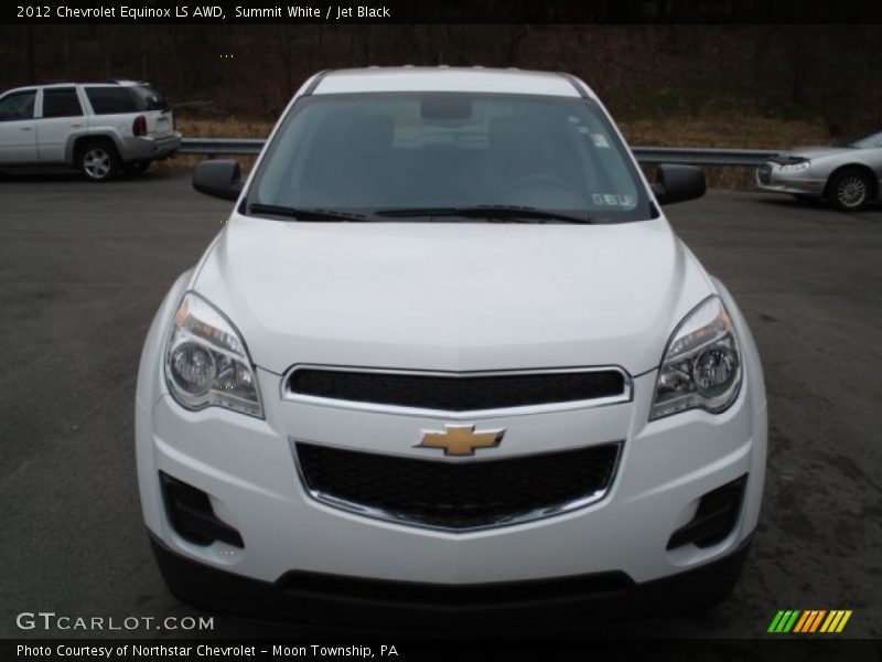 Summit White / Jet Black 2012 Chevrolet Equinox LS AWD