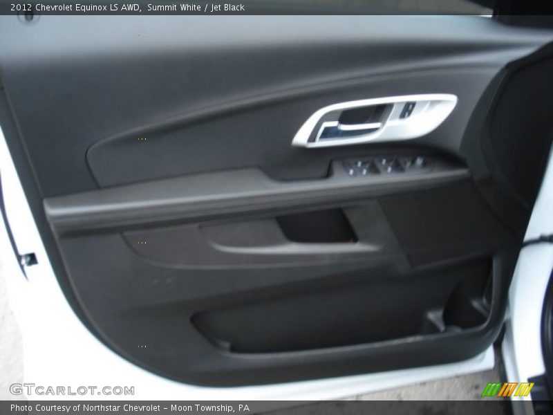Summit White / Jet Black 2012 Chevrolet Equinox LS AWD
