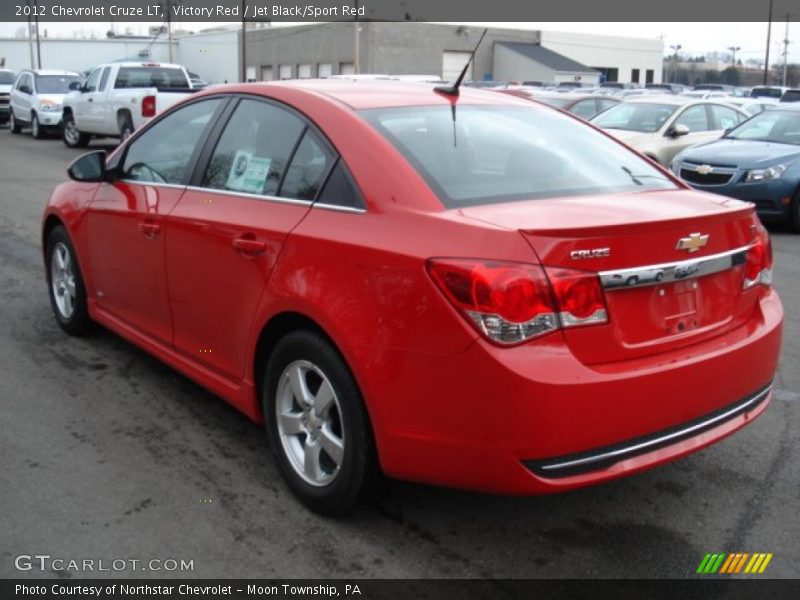 Victory Red / Jet Black/Sport Red 2012 Chevrolet Cruze LT